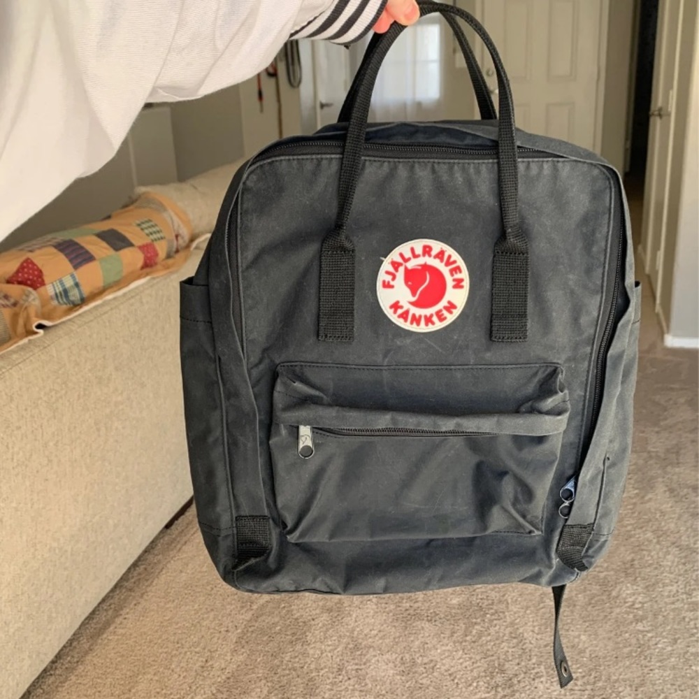 Fjallraven Kanken black backpack